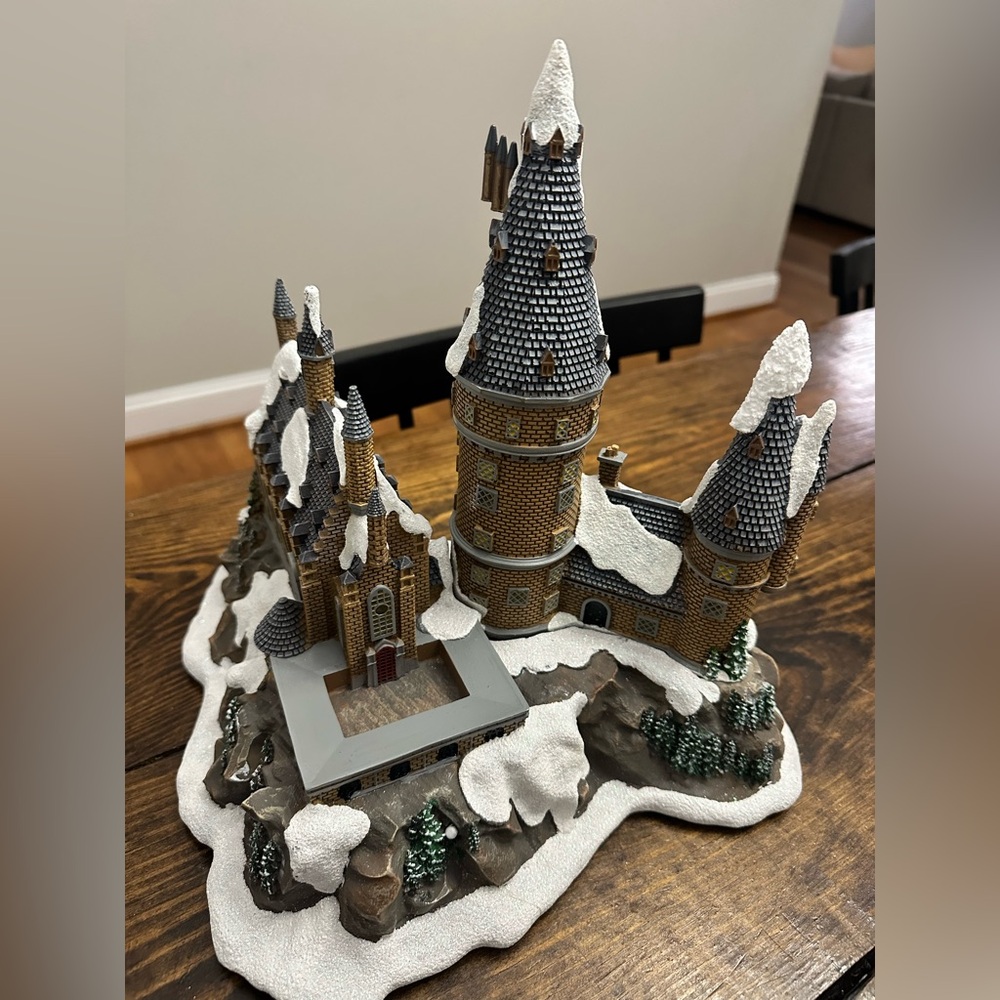 Harry Potter Hogwarts Great Hall & Tower From Michaels Snow Christmas.